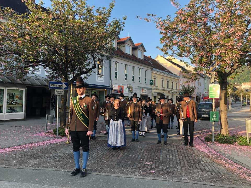 Stadtkapelle beim Weckruf