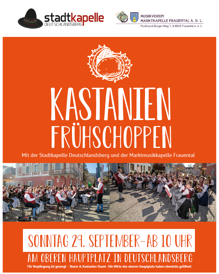 Kastanien-Frühschoppen am Hauptplatz Deutschlandsberg