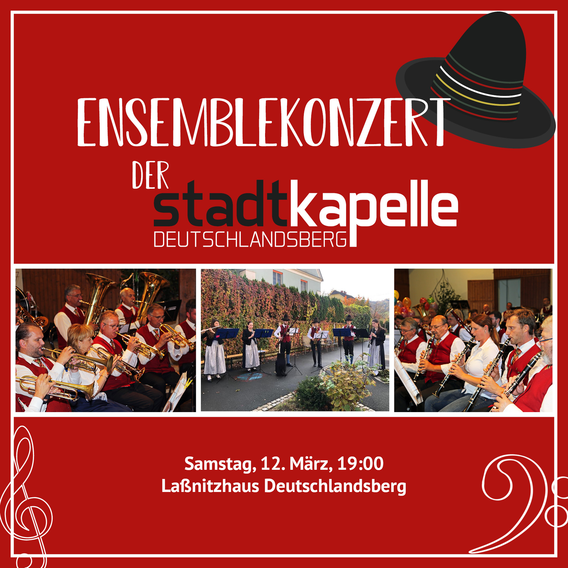 Titelbild - Ensemblekonzert der Stadtkapelle