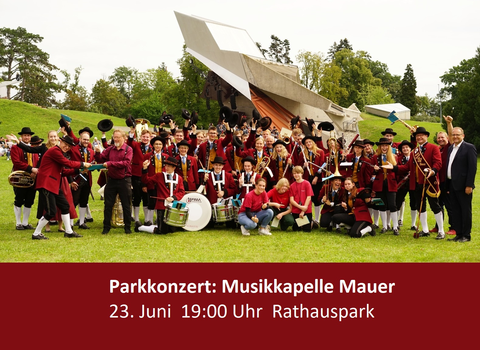 Parkkonzert unserer Gastkapelle Mauer