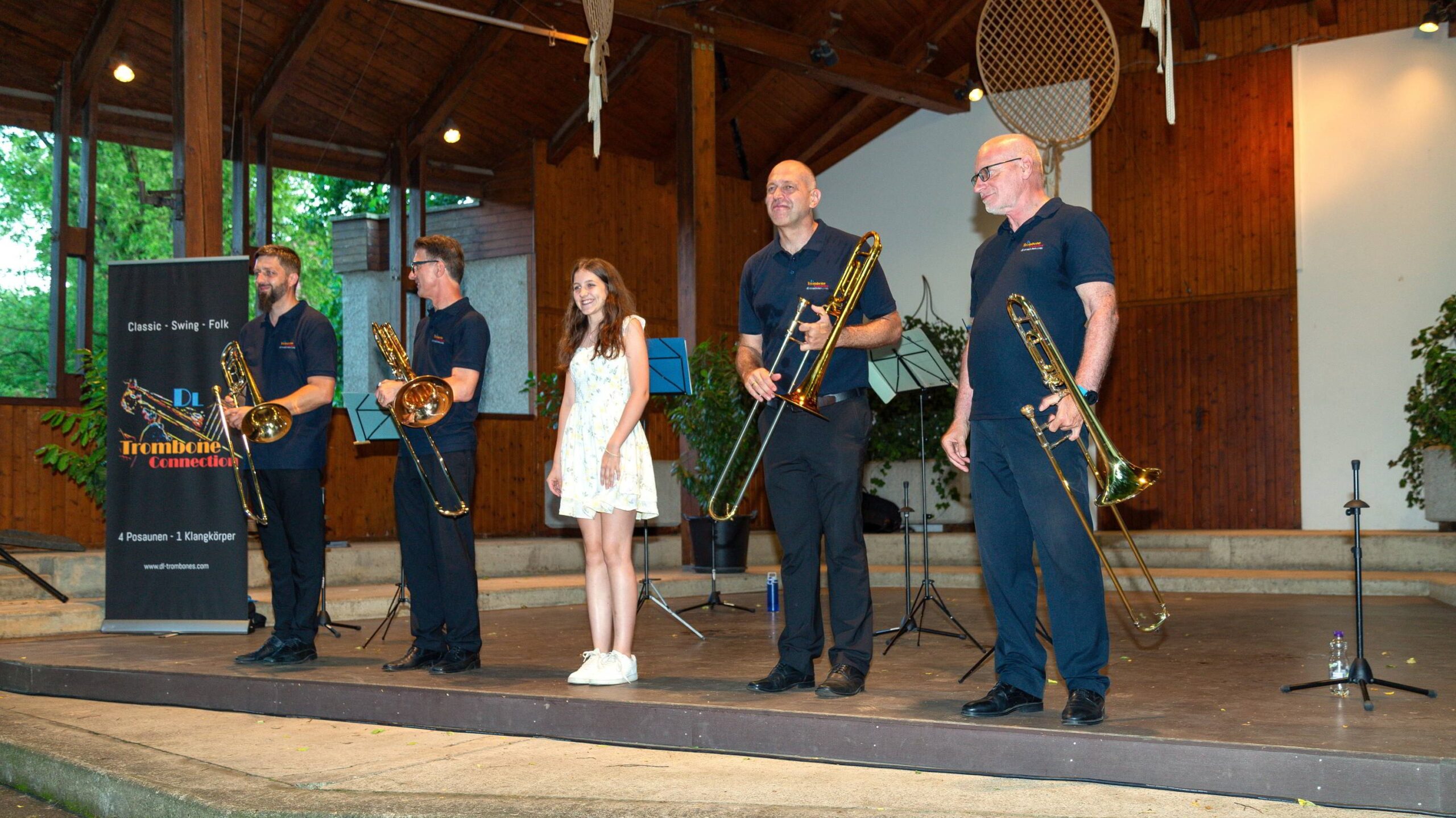 Parkkonzert der „DL Trombone Connection“