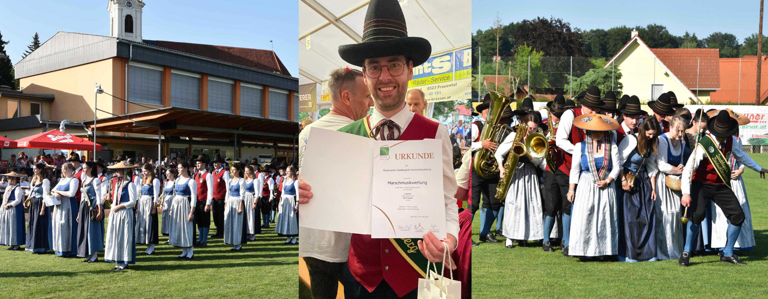 Bezirksmusiktreffen mit Marschwertung in Bad Gams