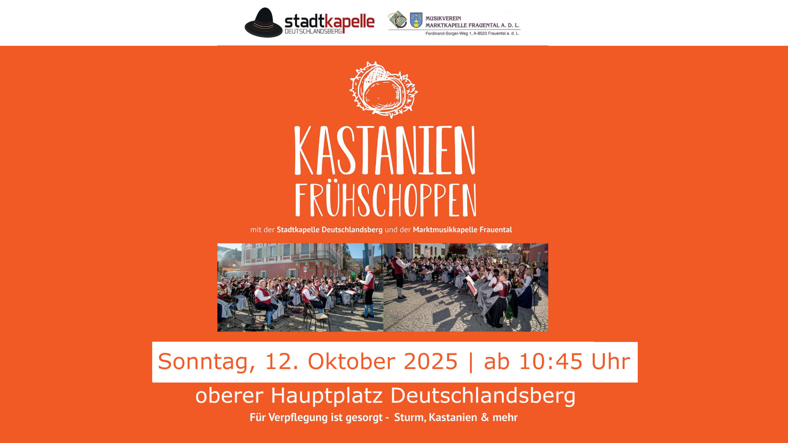 Einladung zum Kastanienfrühschoppen